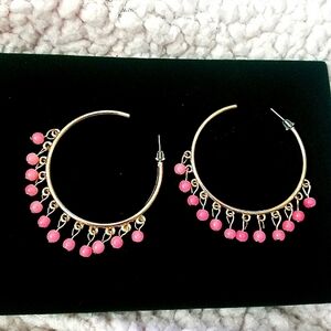 CLEARANCE 💖Women's Beaded Hoop Earrings